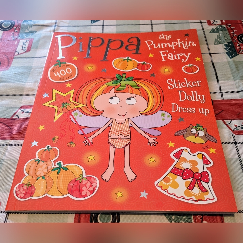 Pippa The Pumpkin Fairy Sticker Dolly Dress Up